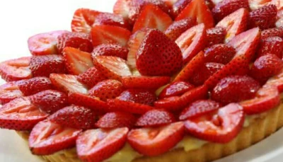 tarte aux fraises sans cuisson