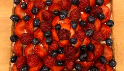 Tarte aux fruits rouges