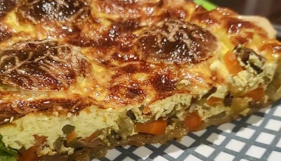 Tarte aux Légumes & chèvre