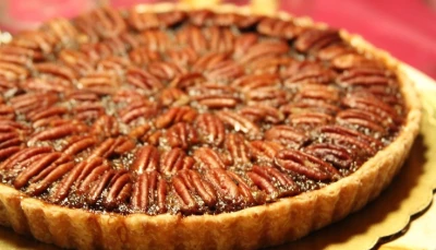 Tarte aux noix de pécan fait maison