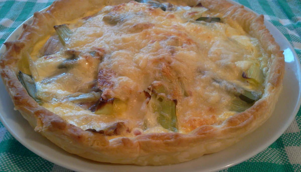Tarte aux poireaux