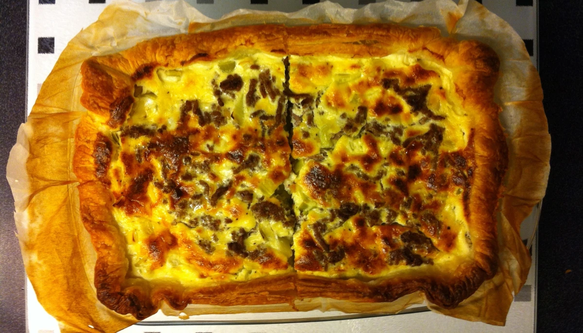 Tarte aux poireaux