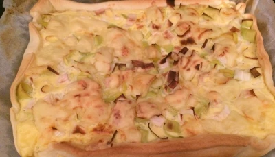 Tarte aux poireaux facile