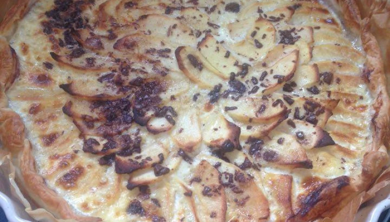 Tarte aux pommes à la confiture !