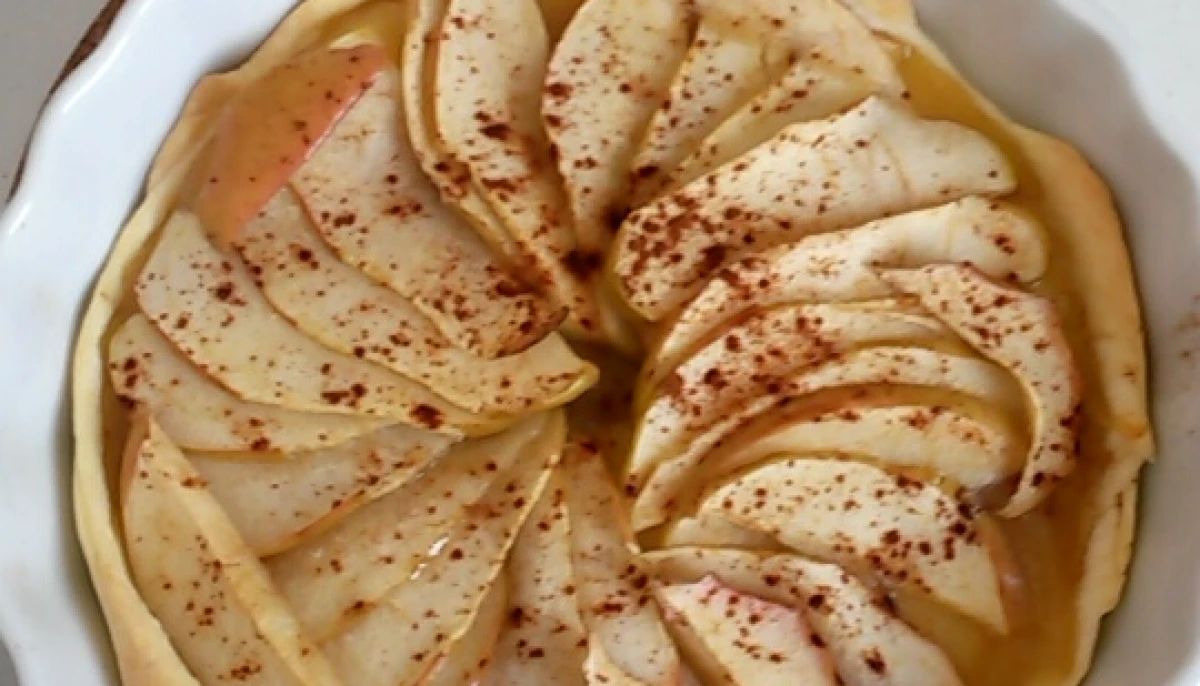 Tarte aux pommes express