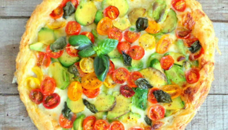 Tarte avocat & Pesto