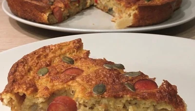 Tarte avoine ratatouille-knacckis