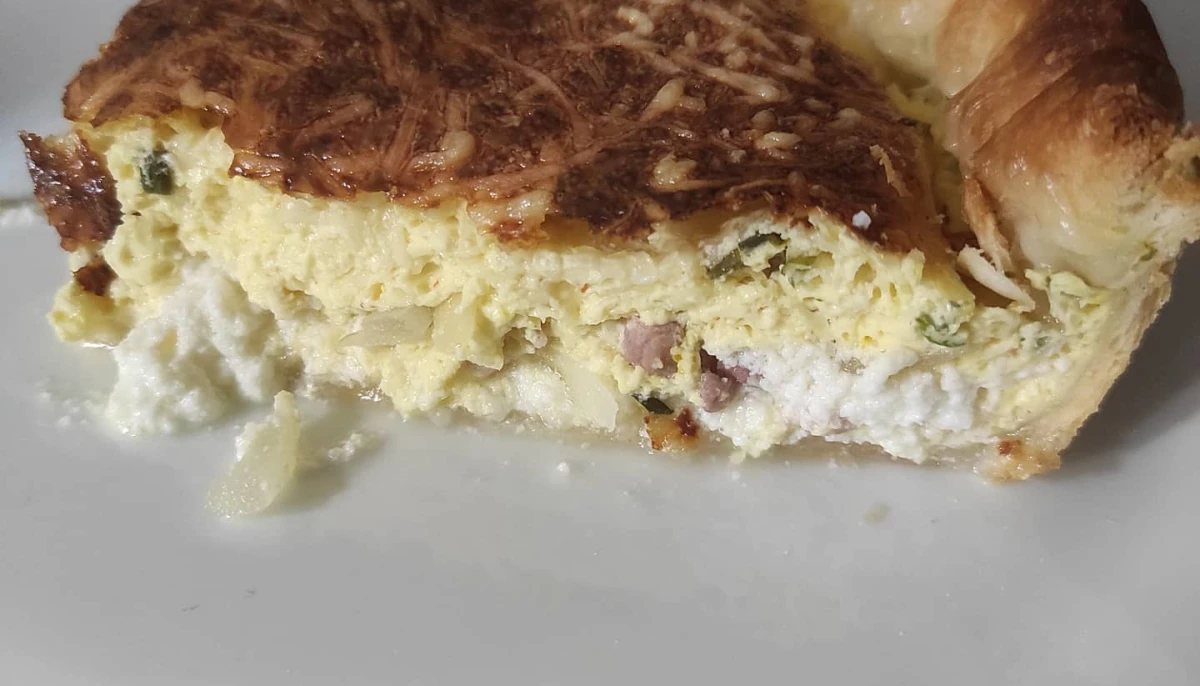 Tarte chèvre Lardons