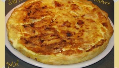 Tarte Chèvre Miel