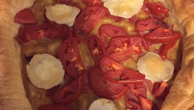 Tarte courgettes et tomates