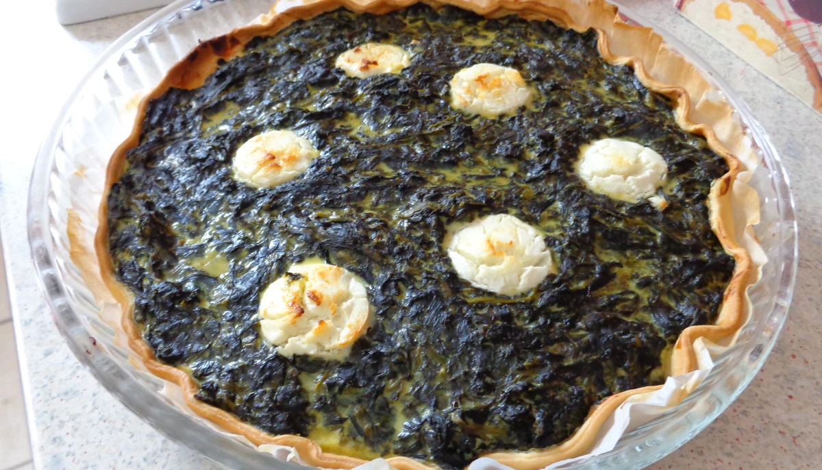 Tarte épinard-chèvre