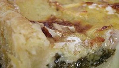 Tarte épinards-camembert
