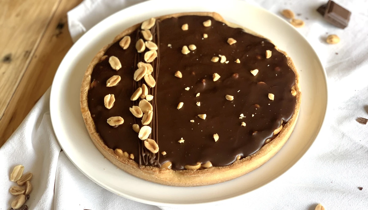 Tarte façon snickers