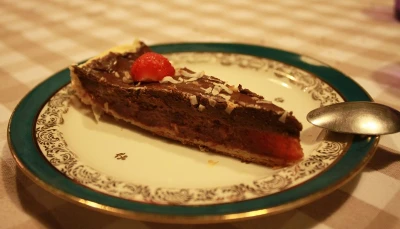 Tarte fraise chocolat (vegan)