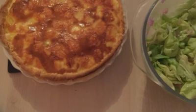 Tarte fromages pommes de terre