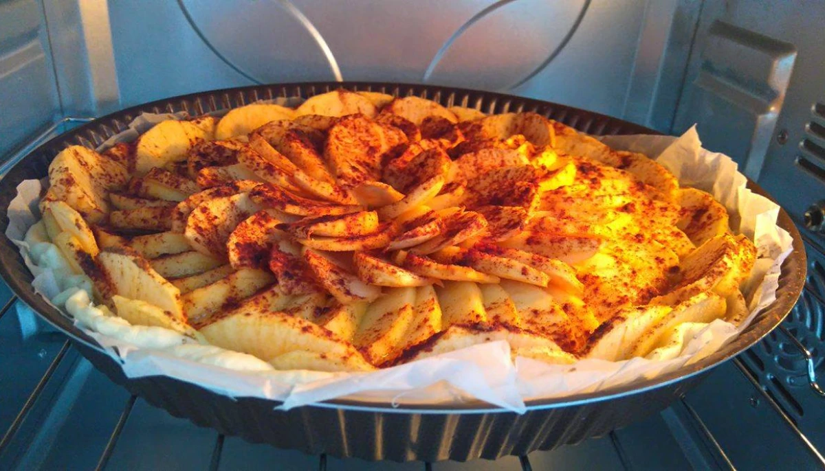 Tarte Kiwis-Pommes