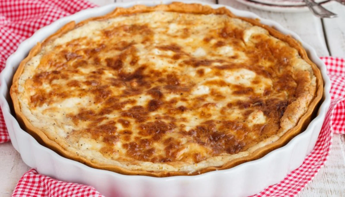 Tarte légère au comté
