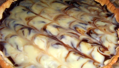 Tarte Marbrée aux 2 chocolats