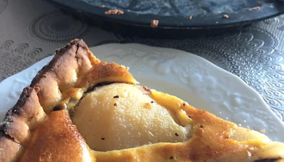 Tarte poires chocolat