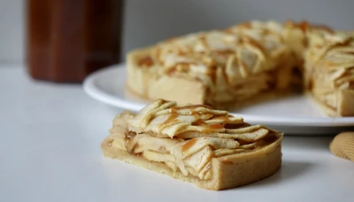 Tarte pommes caramel