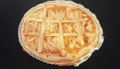 Tarte pommes/noisettes