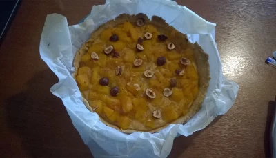 Tarte potiron noisettes