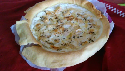 Tarte poulet - chèvre