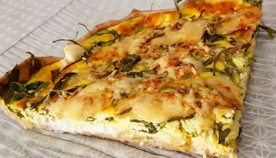 Tarte roquette Chèvre