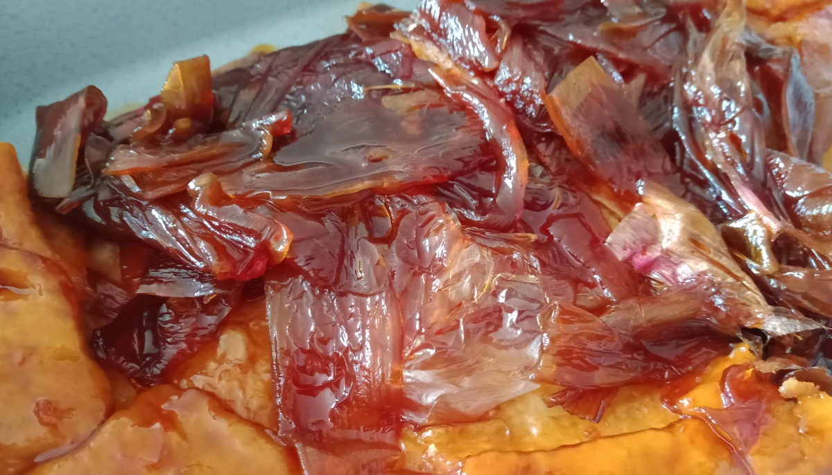 Tarte tatin à l'échalote