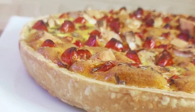 Tarte Tomate cerises Chèvre