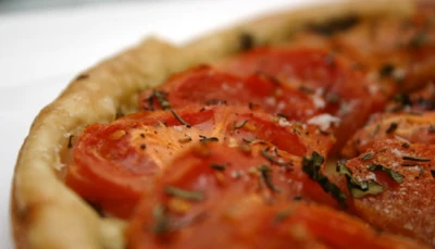 Tarte Tomate - Comté - Moutarde