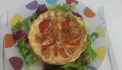 Tarte tomate-mozza