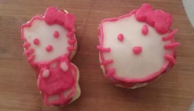 Tartelette à la fraise Hello Kitty