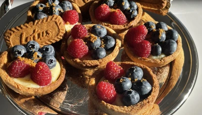 Tartelette fruits rouge et spéculoos