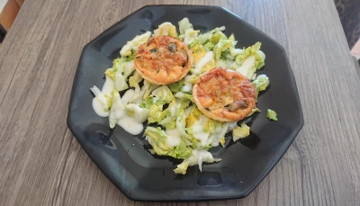 Tartelettes tomates/courgettes