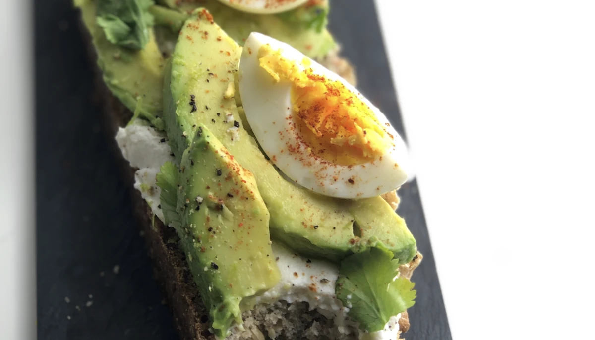 Tartine d’avocat œuf dur