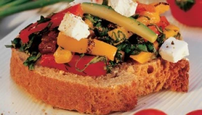 Tartines de légumes