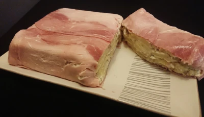 Terrine jambon/chèvre/pommes de terre