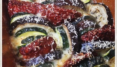 Tian / Gratin de légumes mozarrella !