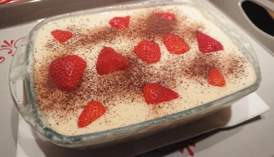 Tiramisu fraise/vanille