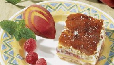 Tiramisu poire framboise