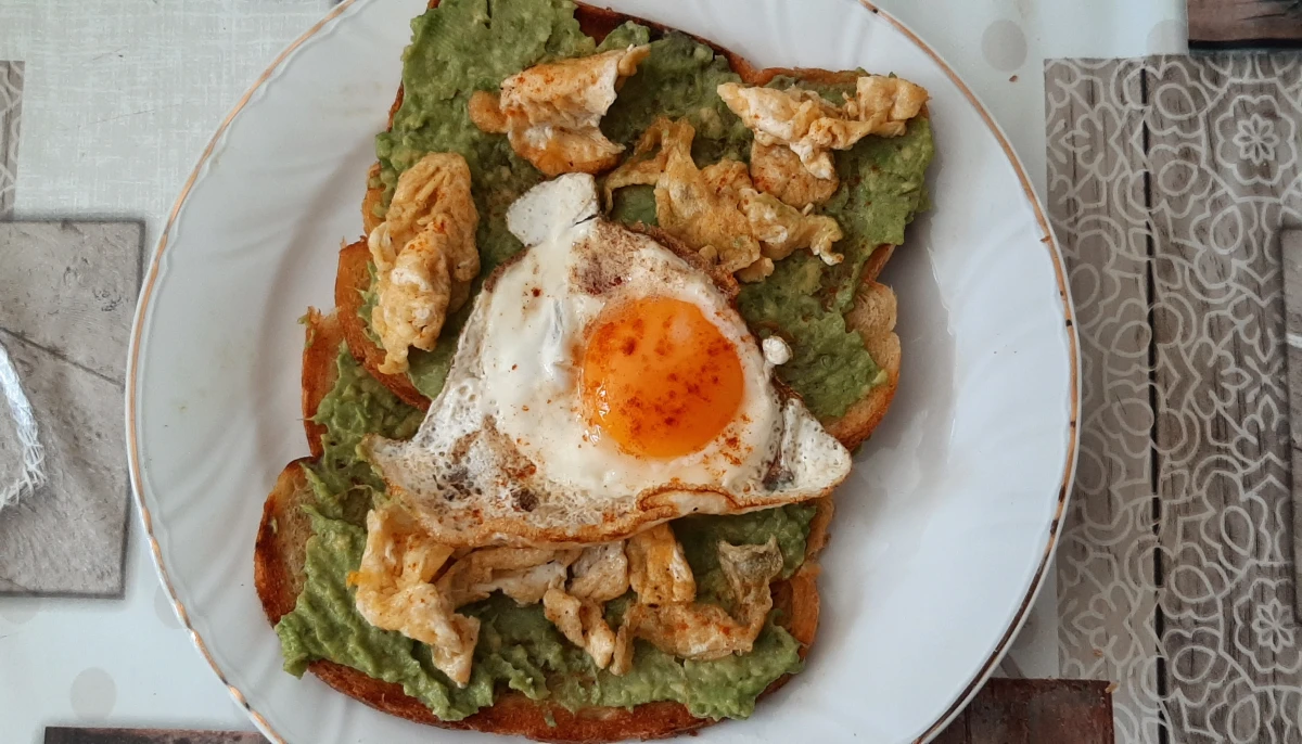 Toast œuf avocat
