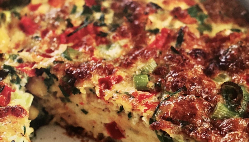 Tortilla maïs poivrons