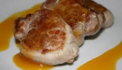 Tournedos de filet de porc sauce agrumes