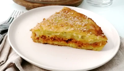 Tourte pommes de terre et thon