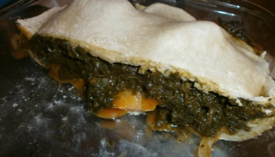 Tourte quenelles de saumon, épinards et mozzarella