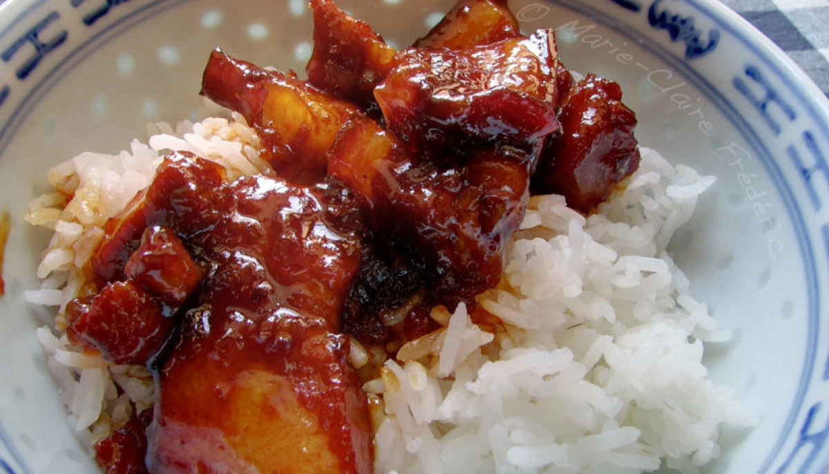 travers de porc au caramel (facile)