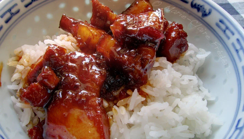 travers de porc au caramel (facile)