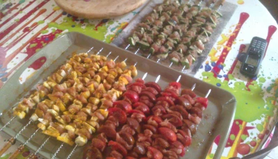 Trio de brochettes savoureuses