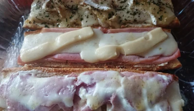 Trio de tartines façon pain perdu